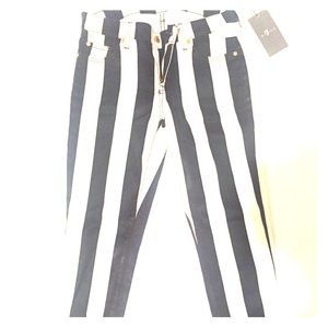 7 for all man kind waxed denim